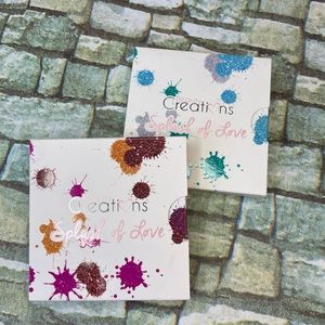 Splash of LOVE 💗 SET of 2 Mini Glitter palette